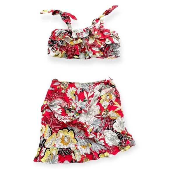 Skylar + Madison flower set skirt+ top size M 000110 - Picture 1 of 7